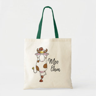 Moo Ohm Cow Tote Bag