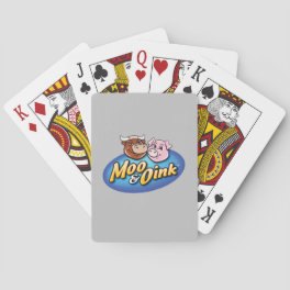 Moo & Oink Playing Cards