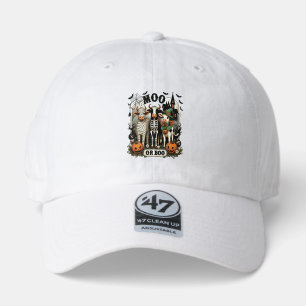 Moo or Boo Halloween Cow 47 Brand Hat