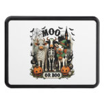 Moo or Boo Halloween Cow Hitch Cover