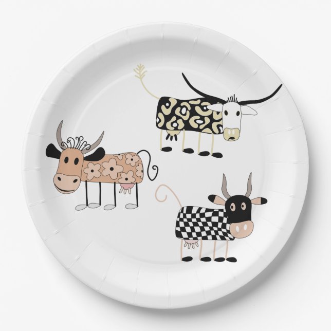 Moo Paper Plates (Front)