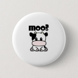 Moo? Pinback Button