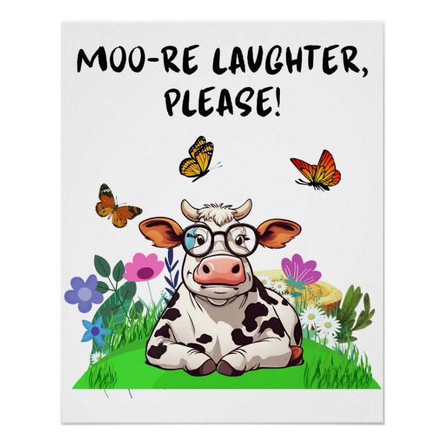 Moo-re Laughter, Please! Poster (Front)