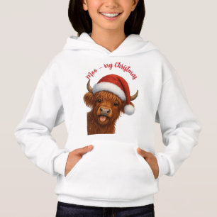 Moo-rry ChristmasT-Shirt Hoodie