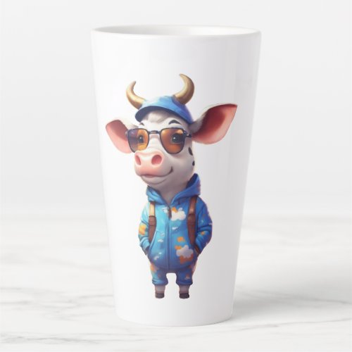 Moo_tiful Creations Cartoon Cow T_Shirt Designs Latte Mug