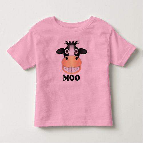 Moo _ Toddler Fine Jersey T_Shirt Toddler T_shirt