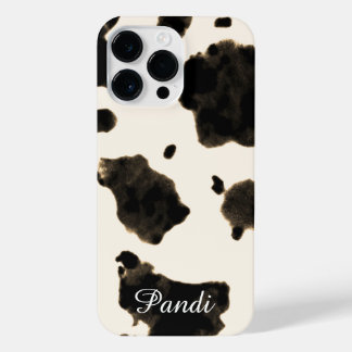 Moo-ve in Style: Cow Print iPhone 14 Pro Max Case