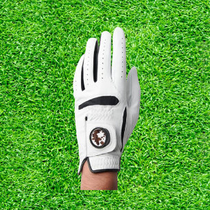 Moo-velous Brown Cow Print Golf Glove