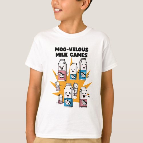 Moo_velous Milk Games T_Shirt