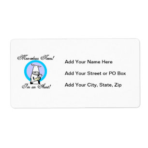 Moo-velous News I'm an Aunt T-shirts and Gifts Label