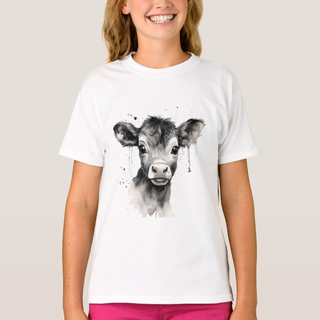 👕🐄 "Moo-velous Tee" - Cow Print T-Shirt 🐄👕 (Front)
