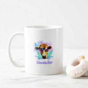 Moo-vie Star Cow Funny Humorous Coffee Mug