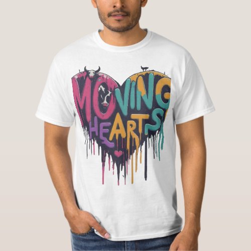 Moo_ving Hearts T_Shirt