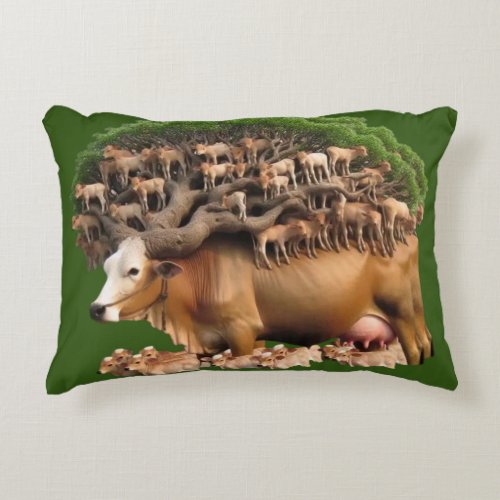 Moo_ving on Up Accent Pillow