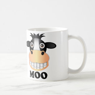 Moo - White 11 oz Classic White Mug Coffee Mug