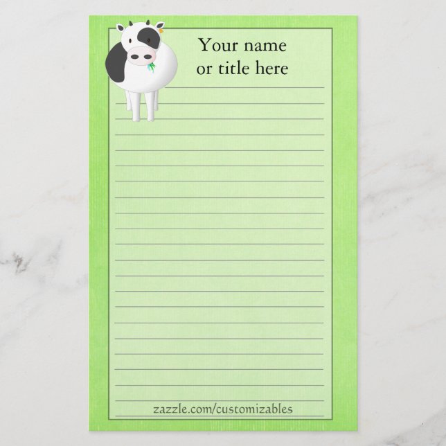 Moocow Stationery (Front)