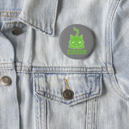 #MOOD Cat Green Button