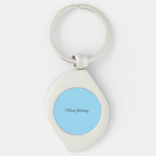 Mood: flickering. keychain (Front)