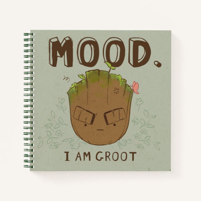 Mood. I Am Groot Notebook (Front)