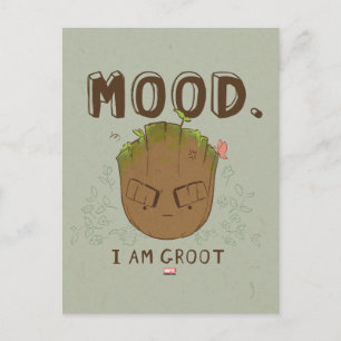 Mood. I Am Groot Postcard