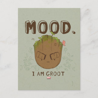Mood. I Am Groot Postcard