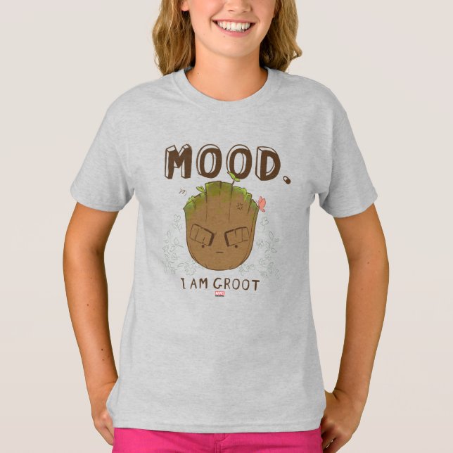 Mood. I Am Groot T-Shirt (Front)