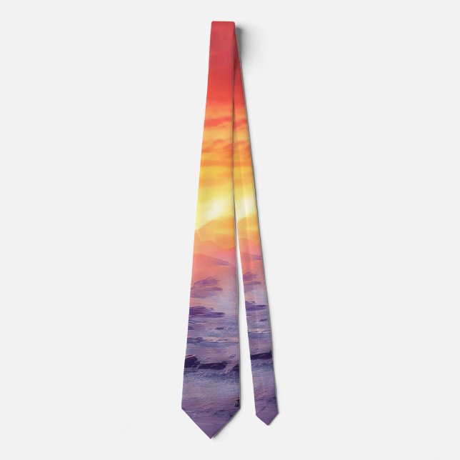 Mood Landscapes 69 Neck Tie (Front)