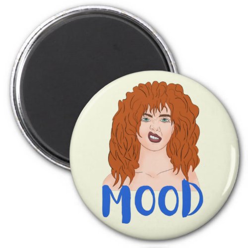 Mood Red_haired girl  Magnet