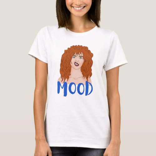 Mood Red_haired girl  T_Shirt