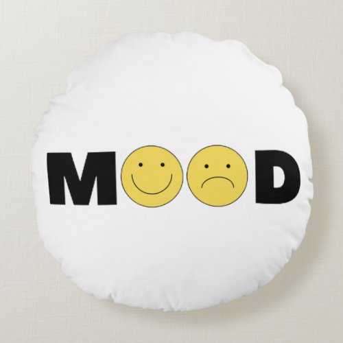 MooD Round Pillow