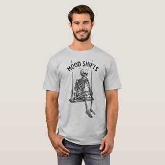Mood Shifts Skeleton Front Back Print T-Shirt | Fu