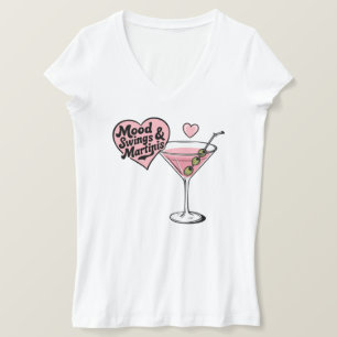 Mood Swings & Martinis Logo Tee Fun and Sassy