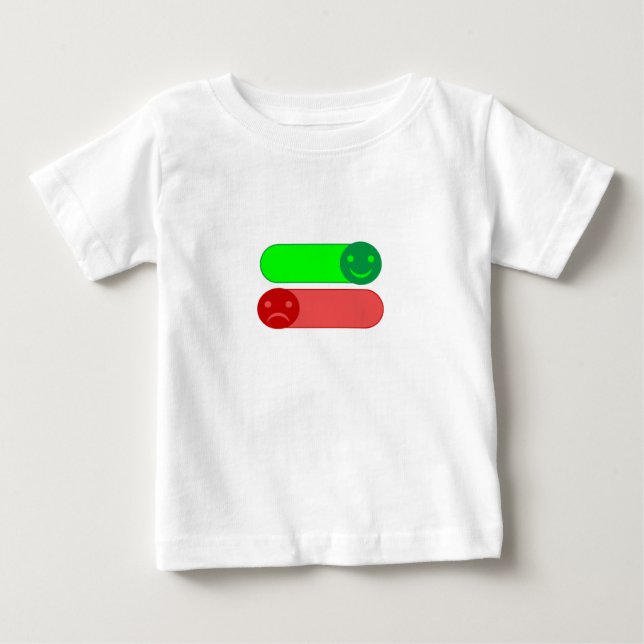 Mood Switch Emoji Baby T-Shirt  (Front)