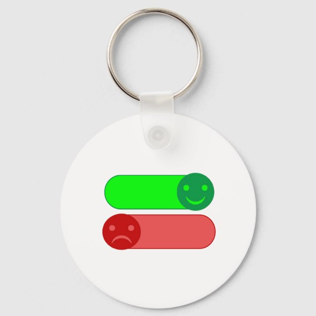 Mood Switch Emoji Keychain (Front)