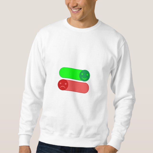 Mood Switch Emoji Men’s Hoodie / Sweatshirt (Front)