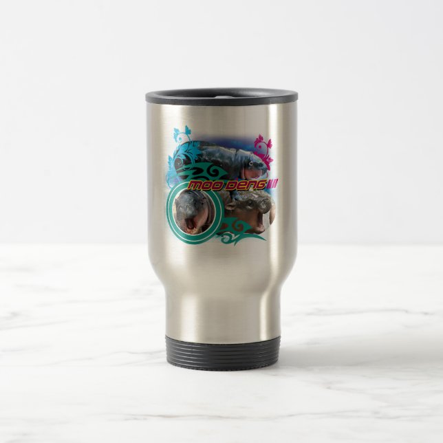 MooDeng2 Tumbler Travel Mug (Center)