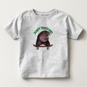 Moodeng hippo toddler t-shirt