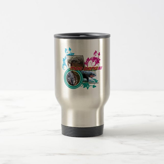 MooDeng Tumbler Travel Mug (Center)