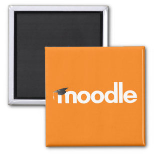 Moodle Magnet: Orange Magnet
