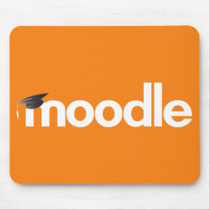 Moodle Mouse Pad - Orange