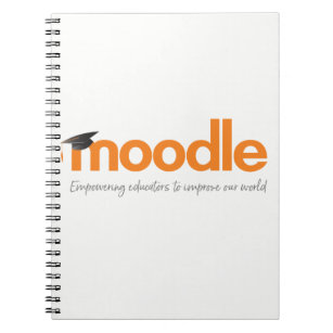 Moodle Notebook: Orange Pencil Notebook