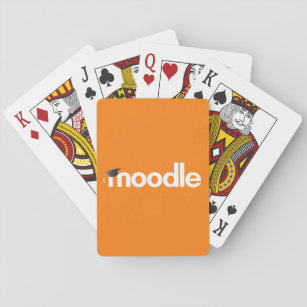 Moodle Playing Cards: Orange Playing Cards