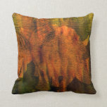 Moods Of Africa - Rhinos Art Designer Pillow