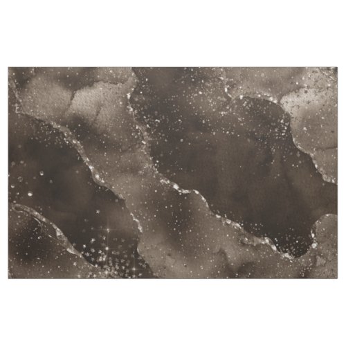 Moody Agate  Coffee Brown Golden Bronze Taupe Fabric