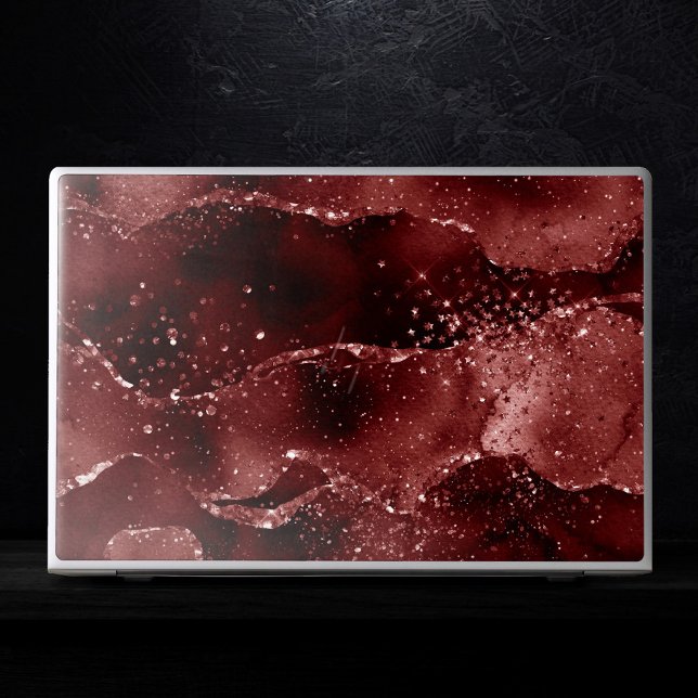 Moody Agate | Henna Blood Red Garnet Jewel Tone HP Laptop Skin (Creator Uploaded)