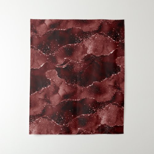 Moody Agate  Henna Blood Red Photo Booth Backdrop