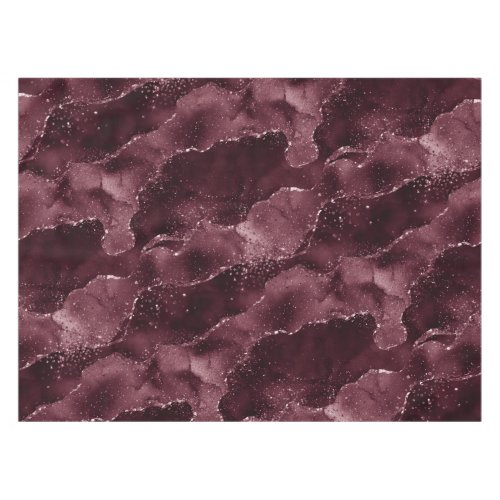 Moody Agate  Wine Bordeaux Sangria Merlot Maroon Tablecloth