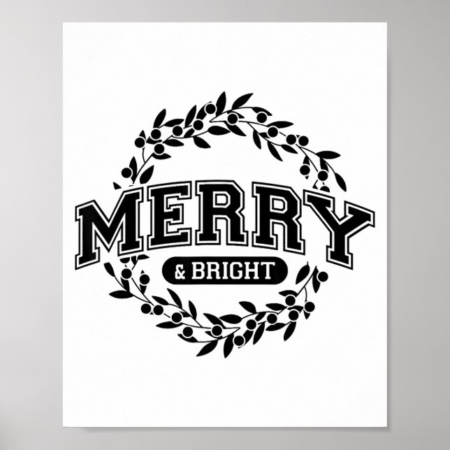 Moody And Uptight Merry And Xmas Bright Matching C Poster (Front)