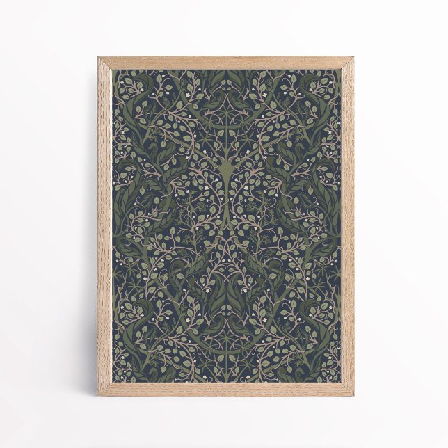 Moody Arts and Crafts Botanical Poster Wall Art (Creator Uploaded)