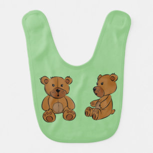Moody Bears Baby Bib
